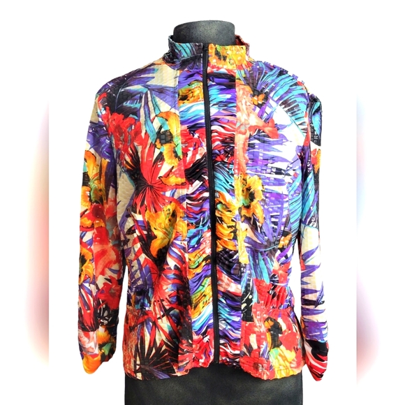 Linear zip front jacket - Picture 1 of 7